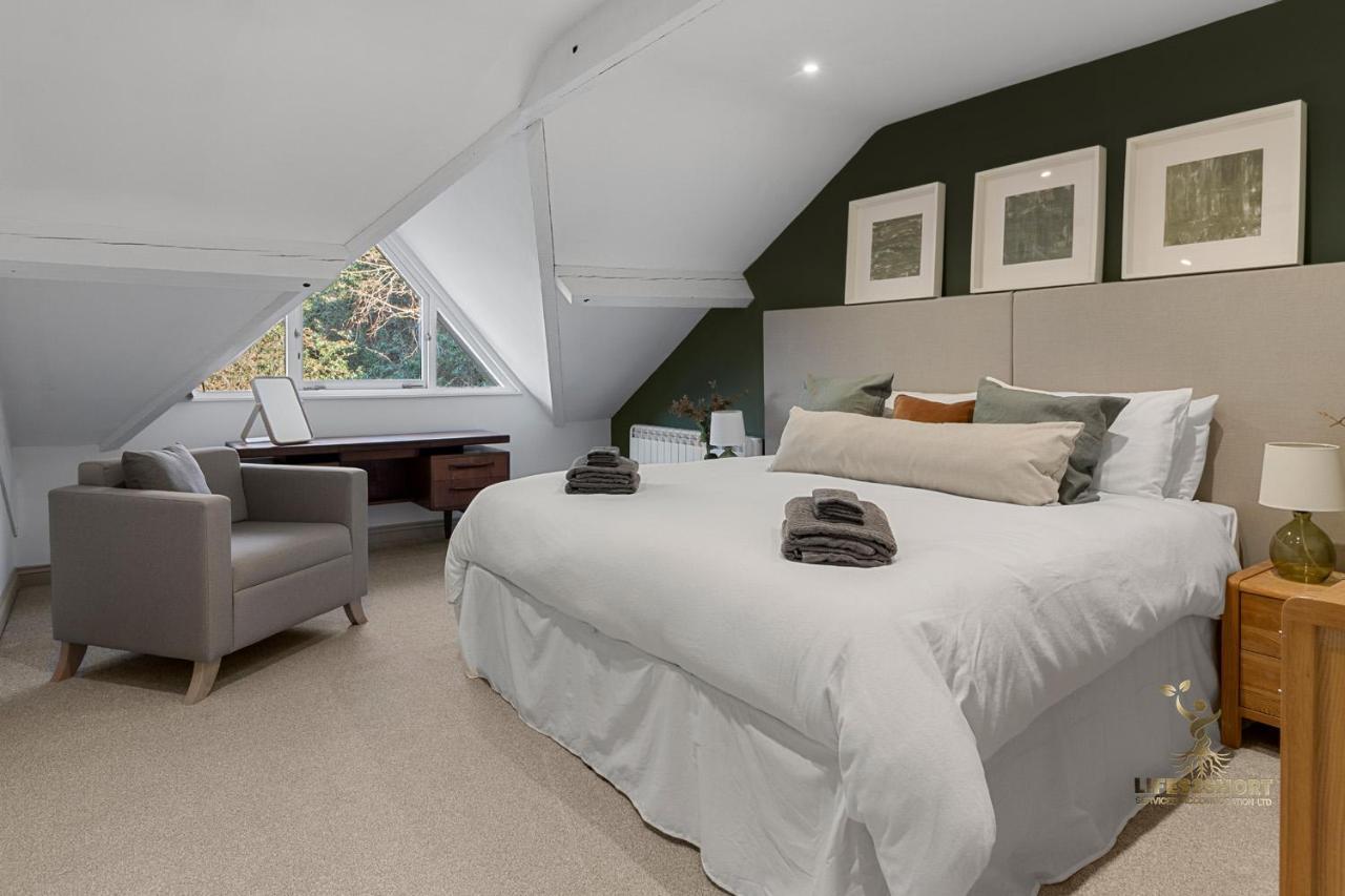 Luxe Courtyard Apartment For 4 Near Exeter City Centre Exterior foto